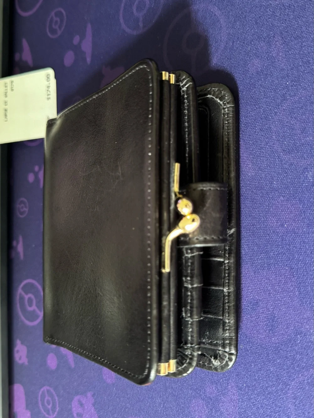 Coach Black Leather Bifold Wallet